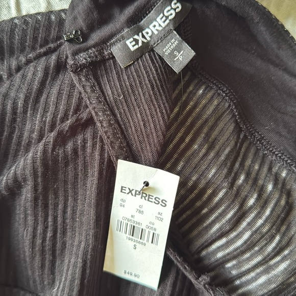 NWT Elegant Black Sheer Dress - Size Small - Picture 3 of 3